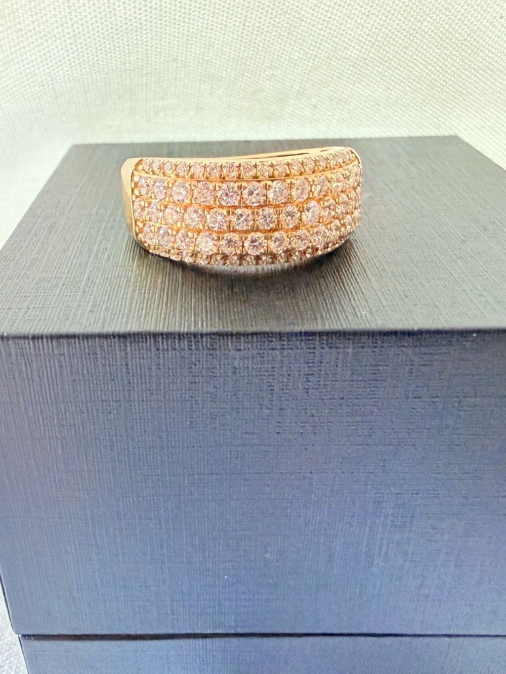 Kay Jewelers Gold-Tone Multi-Row Pavé Crystal Band - Picture 5 of 5